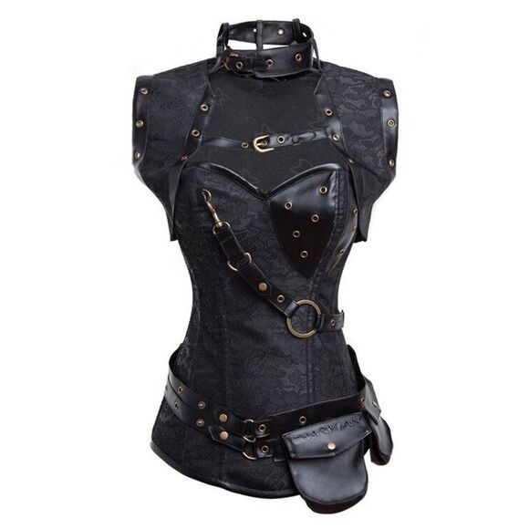 Charmian Steampunk Corset - Picture 1 of 6